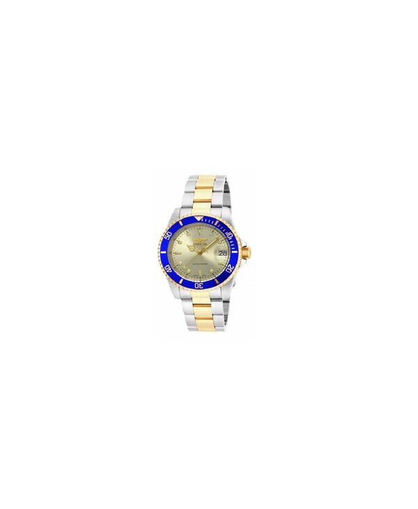 インビクタ メンズ アクセサリー 腕時計 Invicta Men's ILE8928OBA Pro Diver Automatic 3 Hand Goldial Watch Gold ゴールド