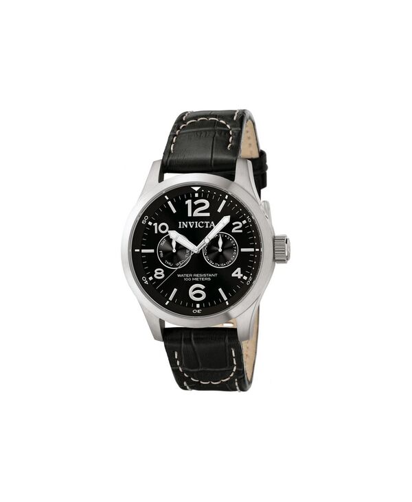 インビクタ メンズ アクセサリー 腕時計 Invicta Men's 0764 I-Force Quartz Multifunction Black Dial Watch Black ブラック