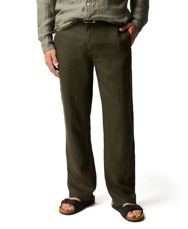 ロッドアンドグン メンズ ボトムス カジュアルパンツ リネン Rodd & Gunn Men'spencer Bay Linen Pants Dark Olive オリーブ