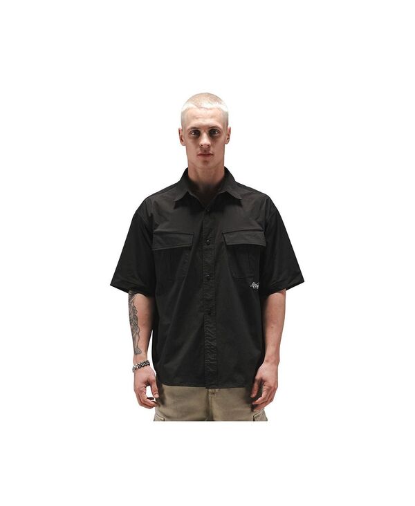 アルファインダストリーズ メンズ トップス シャツ Alpha Industries Men'sS Fatigue Relaxedeco Shirt Black ブラック 22,792円