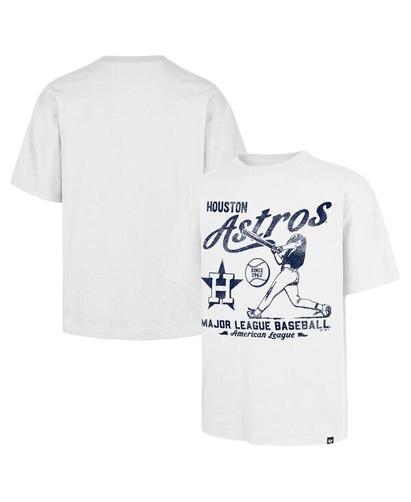 47 ブランド メンズ トップス Tシャツ '47 Brand Men's White Houston Astros Regional Batter Foundation T-Shirt White ホワイト