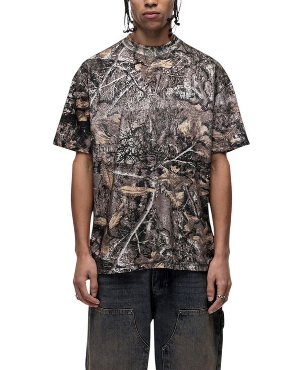 グッドフォーナッシング メンズ トップス Tシャツ プリント Good For Nothing Men's Woodland Camo Print-Shirt Camo｜ReVida 店