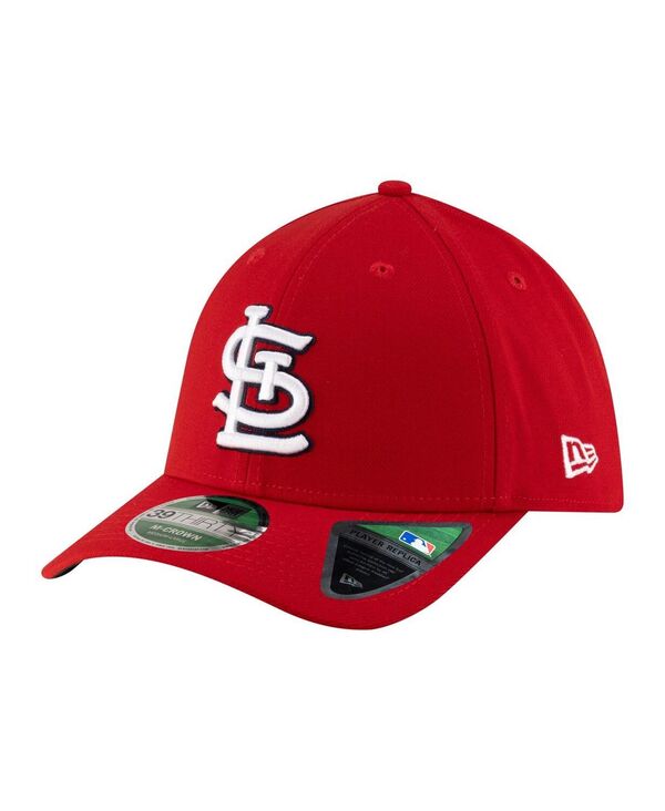 ニューエラ メンズ アクセサリー 帽子 New Era Men's Red St. Louis Cardinals Playereplica 39THIRTY M-Crown Flex Hat Red レッド｜ReVida 店