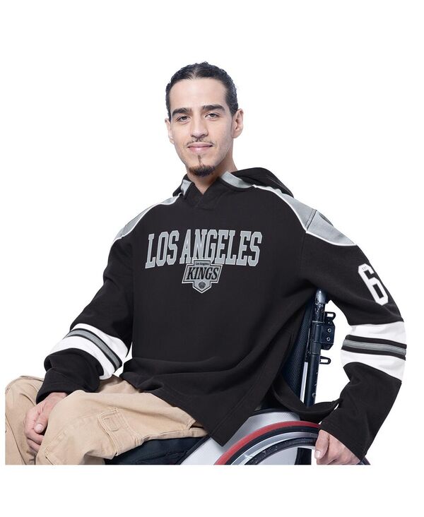 カール バンクス メンズ アウター パーカー・スウェット シャツ G-III Sports by Carl Banks Men's Black Los Angeles Kings Adaptive Wear Lord Stanley Hooded Long Sleeve Sweatshirt Black ブラック