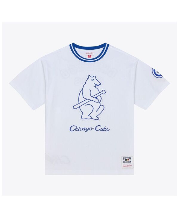 ミッチェル&ネス メンズ トップス Tシャツ Mitchell & Ness Men's White Chicago Cubs Cooperstown Collection Arctic T-Shirt White ホワイト
