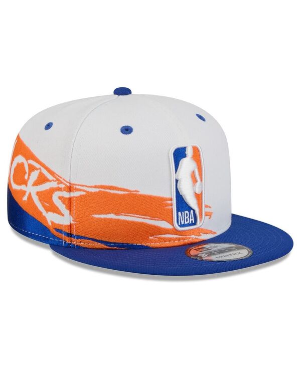 ニューエラ メンズ アクセサリー 帽子 New Era Men's White/Blue New Yorknicks 2026 NBAll-Star Game Brushstroke 9FIFTY Snapback Hat White Blue ホワイト