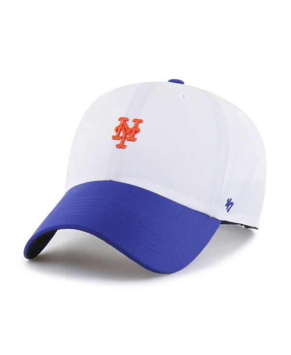 47 ブランド メンズ アクセサリー 帽子 ミニ '47 Brand Men's White/Royal New York Mets Vista Mini Clean Up Brrr Adjustable Hat White Royal ホワイト