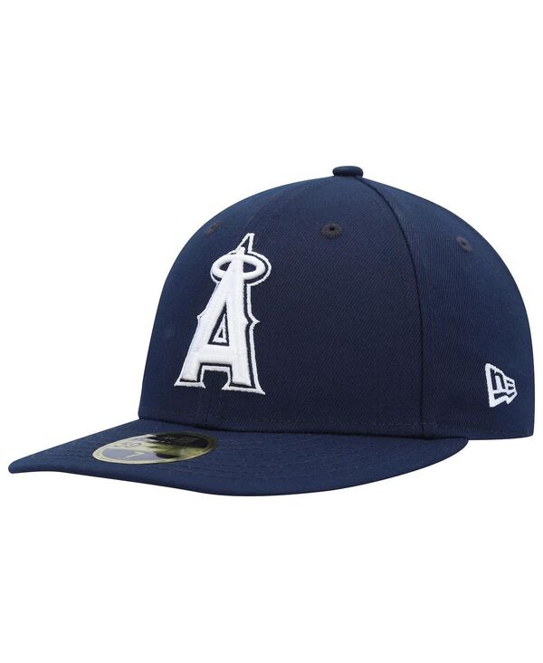 ニューエラ メンズ アクセサリー 帽子 New Era Men's Navy Los Angeles Angels Oceanside Low Profile 59FIFTY Fitted Hat Navy ネイビー