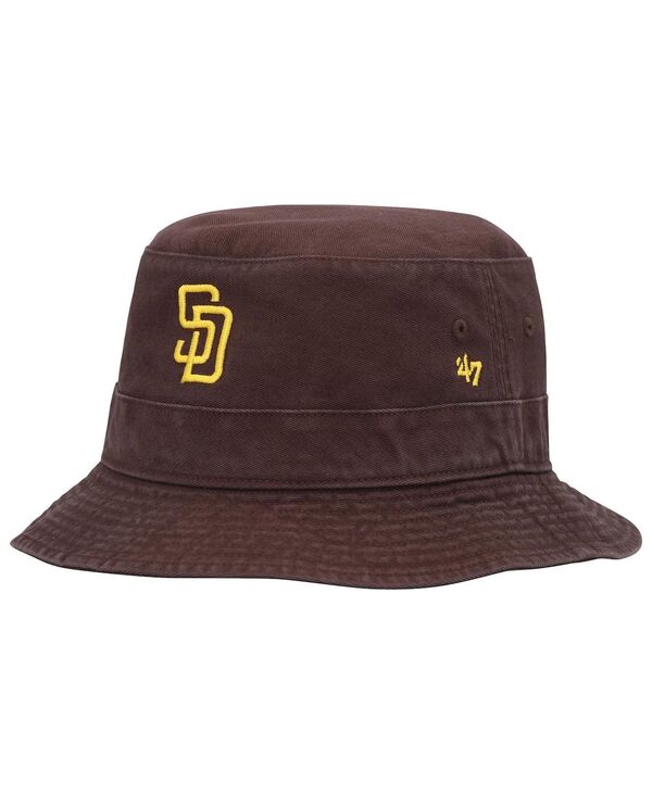 47 ブランド メンズ アクセサリー 帽子 '47 Brand Men's Brown San Diego Padres Primary Bucket Hat Brown ブラウン