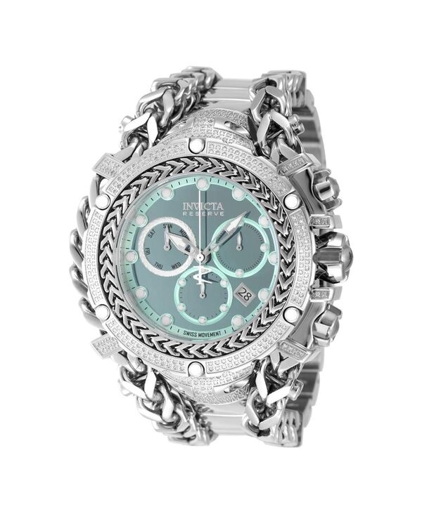 インビクタ メンズ アクセサリー 腕時計 Invicta Men's 48416 Gladiator Quartz Chronograph Turquoise Dial Watch Silver シルバー