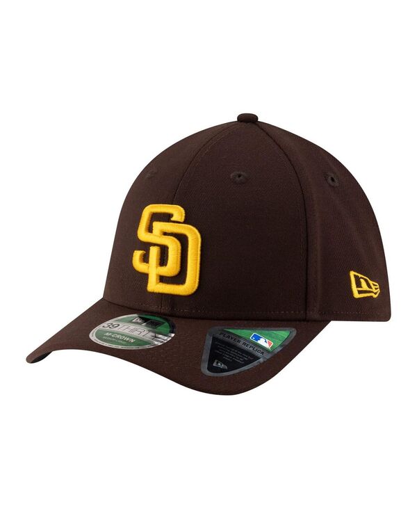 ニューエラ メンズ アクセサリー 帽子 New Era Men's Brown San Diego Padres Playereplica 39THIRTY M-Crown Flex Hat Brown ブラウン