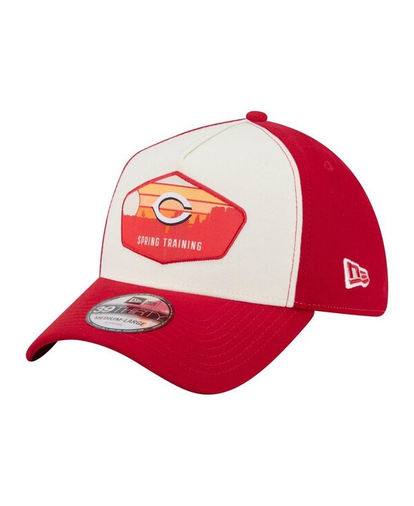 ニューエラ メンズ アクセサリー 帽子 New Era Men'stone Cincinnati Reds 2026 Spring Training Fan Pack Gradient 39THIRTY Flex Hat Stone Red レッド