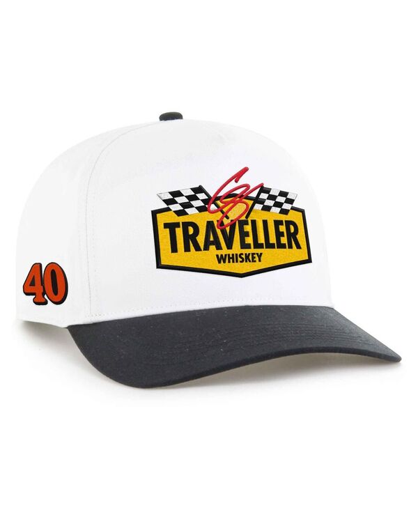 47 ブランド メンズ アクセサリー 帽子 '47 Brand Men's White/Red Justin Allgaier Traveler Whiskey Two-Tone Hitch Adjustable Hat White Red ホワイト|ReVida 店