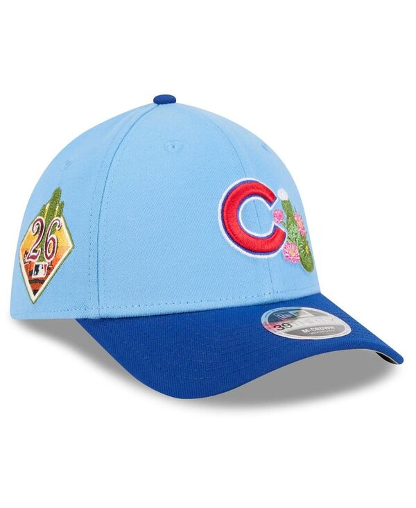 ニューエラ メンズ アクセサリー 帽子 New Era Men's Light Blue/Royal Chicago Cubs 2026 Spring Training M-Crown 39THIRTY Flex Hat Light Blue Royal ブルー