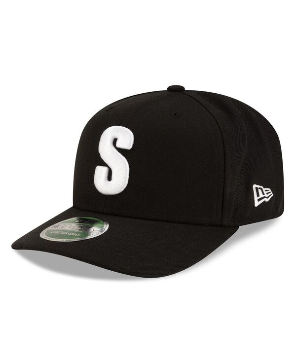 ニューエラ メンズ アクセサリー 帽子 New Era Men's Navy Seattle Mariners Authenticollection 9SEVENTY Adjustable Hat Black ブラック