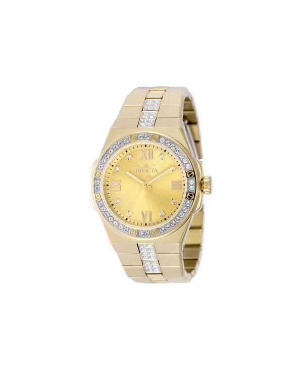 インビクタ メンズ アクセサリー 腕時計 Invicta Men 50184 Specialty Quartz PC21 Dial Watch Gold ゴールド