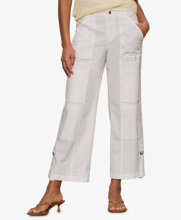 サンクチュアリー レディース ボトムス カジュアルパンツ カーゴパンツ Sanctuary Women's Angelstraight-Leg Cargo Pants White ホワイト