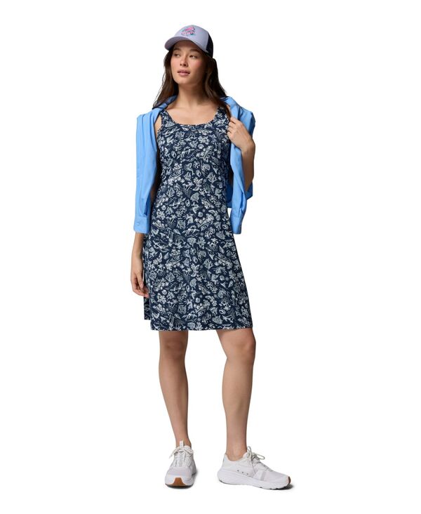 コロンビア レディース トップス ワンピース Columbia Women's PFG Freezer III Dress Collegiate Navy Konakai Tonal ネイビー