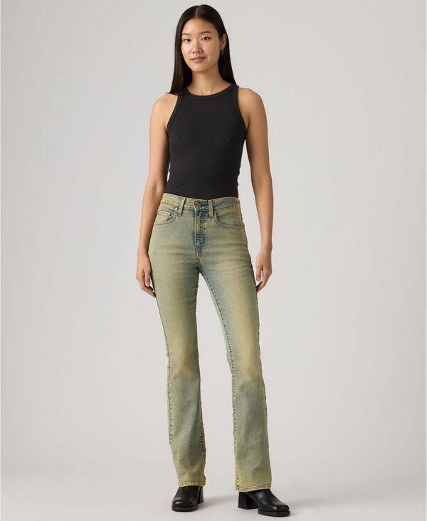 リーバイス レディース ボトムス デニムパンツ ブーツカット ブーツ ジーンズ ハイウエスト Levi's 725 High-Waist Classic Stretch Bootcut Jeans Miners Business｜ReVida 店