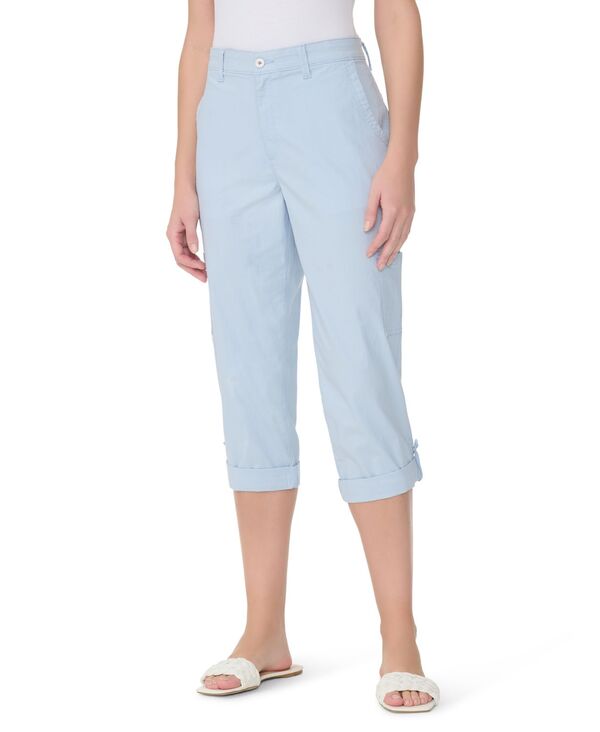 グロリアバンデービルト レディース ボトムス カジュアルパンツ キャップ Gloria Vanderbilt Women's Adjustable-Hem Cargo Capri Pants Morning Dew 8,745円