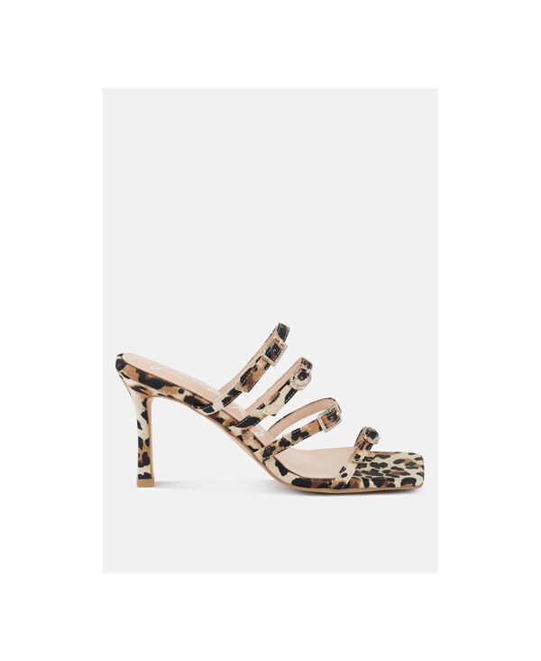 ロンドンラグ レディース シューズ サンダル ヒール London Rag Womens Times Up Diamante Buckle Mid Heel Sandals Nude