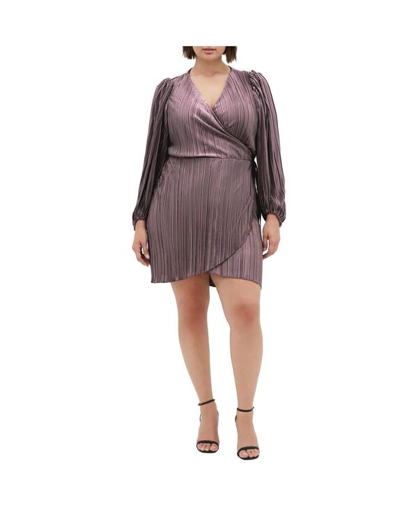 シティーシック レディース トップス ワンピース プラスサイズ CITY CHIC Plusize Kira Dress Titanium
