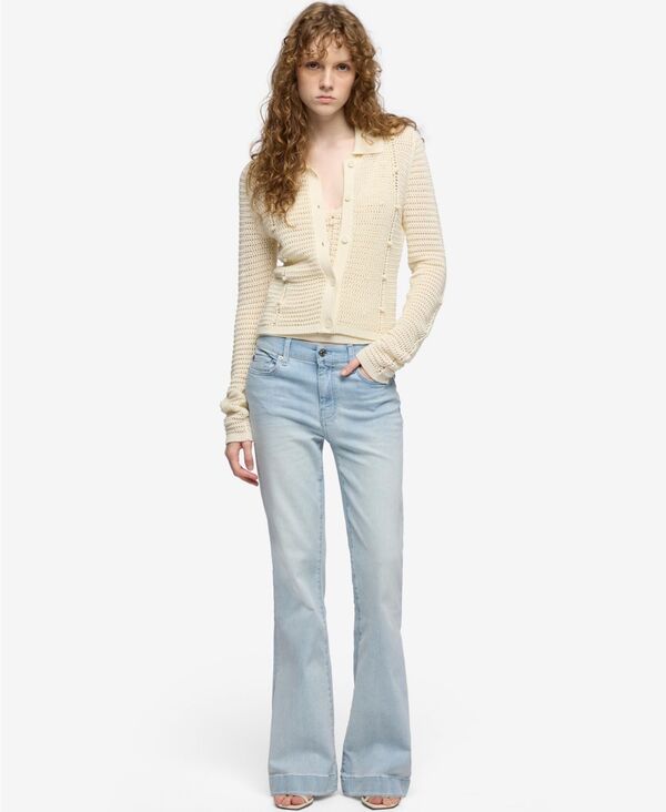 セブンフォーオールマンカインド レディース ボトムス ジーンズズボン下 デニム 7 For All Mankind Women\u0027s Dojo Tailorless Flare-Leg Jeans Decatur ボトムス-レディースファッション-パンツ