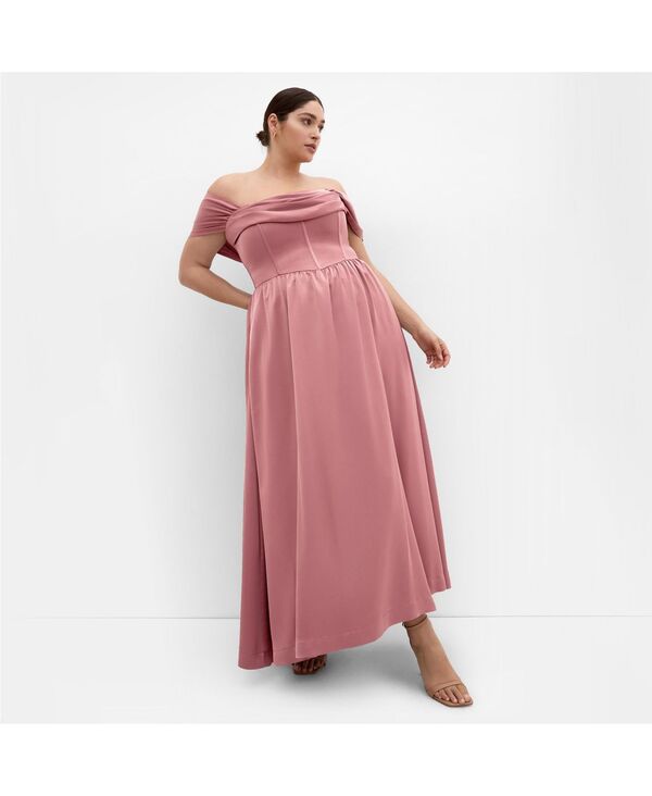 シティーシック レディース トップス ワンピース マキシ CITY CHIC Women's Angelove Maxi Dress Rose