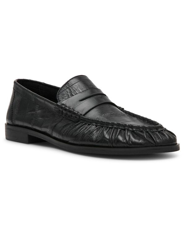 スティーブ マデン レディース シューズ スリッポン・ローファー Steve Madden Women's Hartly Softailored Loafers Black Crinke Leather ブラック