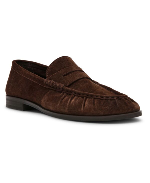 スティーブ マデン レディース シューズ スリッポン・ローファー Steve Madden Women's Hartly Softailored Loafers Dark Brown Suede ブラウン