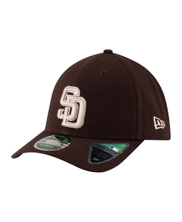 ニューエラ メンズ アクセサリー 帽子 New Era Men's Brown San Diego Padres Alternate Playereplica 39THIRTY M-Crown Flex Hat Brown ブラウン|ReVida 店