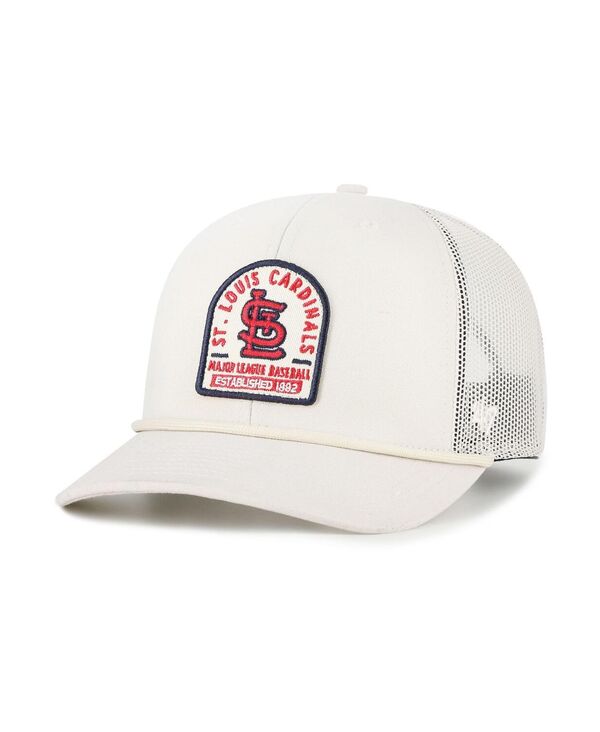 47 ブランド メンズ アクセサリー 帽子 ベスト '47 Brand Men's Cream St. Louis Cardinals Gravestone Adjustable Trucker Hat Cream クリーム 10,110円