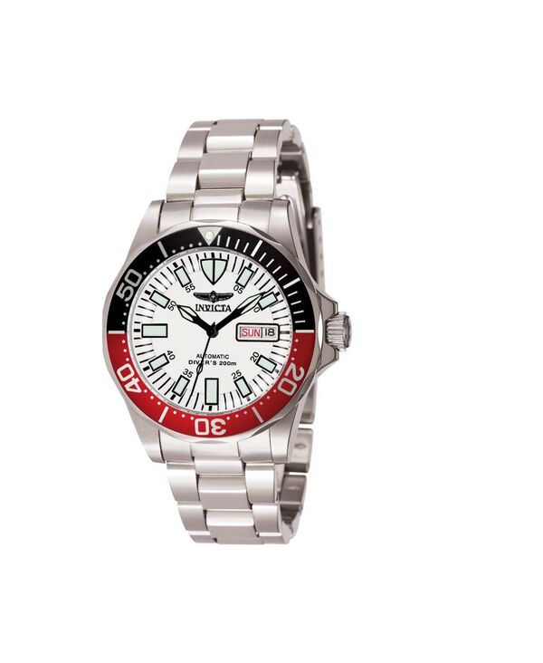 インビクタ メンズ アクセサリー 腕時計 Invicta Men's 7044 Signature Automatic 3 Handial Watch Stainlessteel｜ReVida 店