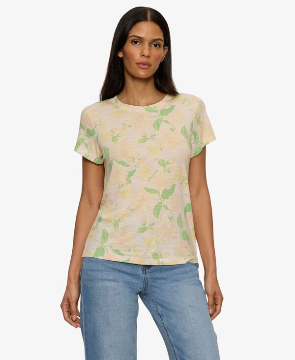 サンクチュアリー レディース トップス シャツ Sanctuary Women's Perfect Pull-On T-Shirt Gentle Lily