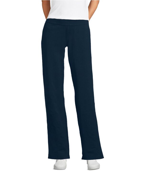 ランズエンド レディース ボトムス カジュアルパンツ ストレート Lands' End Women'starfish Mid Rise Straight Leg Pants Radiant navy ネイビー