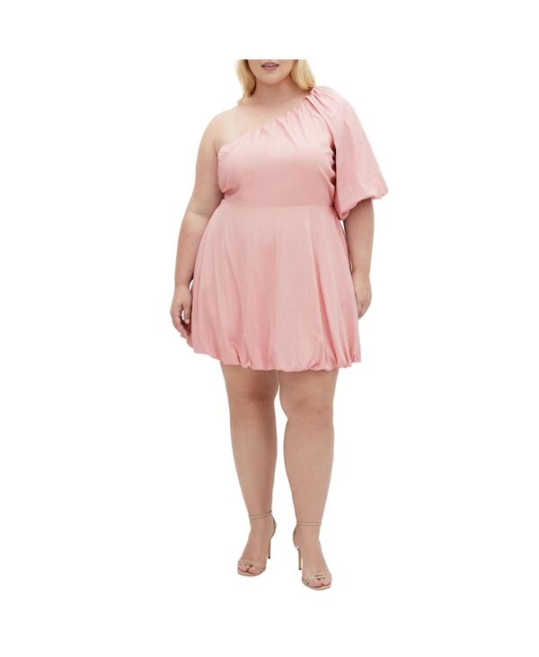 シティーシック レディース トップス ワンピース プラスサイズ CITY CHIC Plusize Mercy Dress Pout
