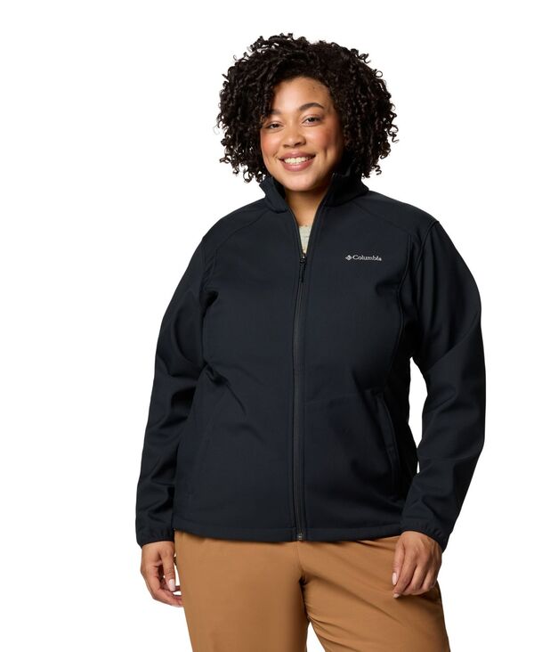 コロンビア レディース アウター ジャケット・ブルゾン プラスサイズ Columbia Plusize Kruseridge III Softshell Jacket Black ブラック