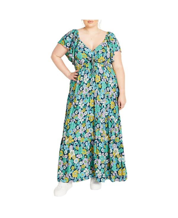 シティーシック レディース トップス ワンピース CITY CHIC Women's Brigitte Dress Hippie chic