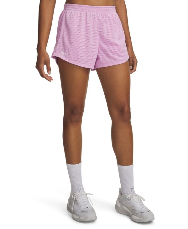 アンダーアーマー レディース ボトムス ハーフパンツ・ショーツ メッシュ ショートパンツ Under Armour Women's UA Tech Play Up Meshorts Pink Dawn /White ホワイト