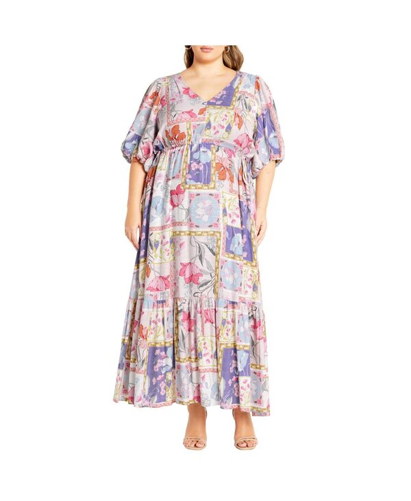 シティーシック レディース トップス ワンピース マキシ CITY CHIC Women's Flirtini Maxi Dress Flirtini
