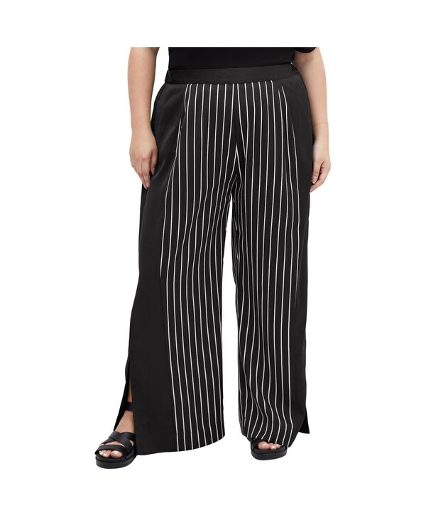 シティーシック レディース ボトムス カジュアルパンツ CITY CHIC Women's Enya Border Pant Stripe scarf ストライプ