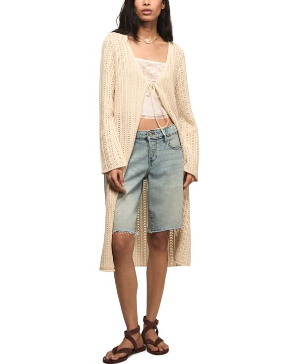 ラッキーブランド レディース アウター ニット・セーター 長袖 Lucky Brand Women's Long-Sleeve Sweater Whitecap Gray グレー