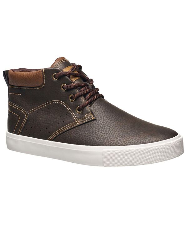 ラッキーブランド メンズ シューズ スニーカー Lucky Brand Men\u0027s Keo High Top Sneakers Brown 赤銅色