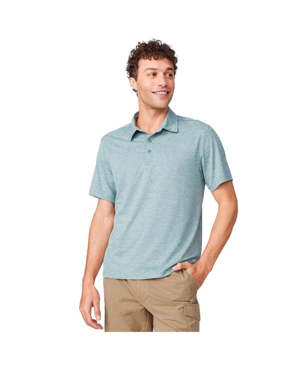 無償性 カントリー メンズ トップス スポーツシャツ Free Country Men\u0027sunFree UPF Polo Shirt Basil
