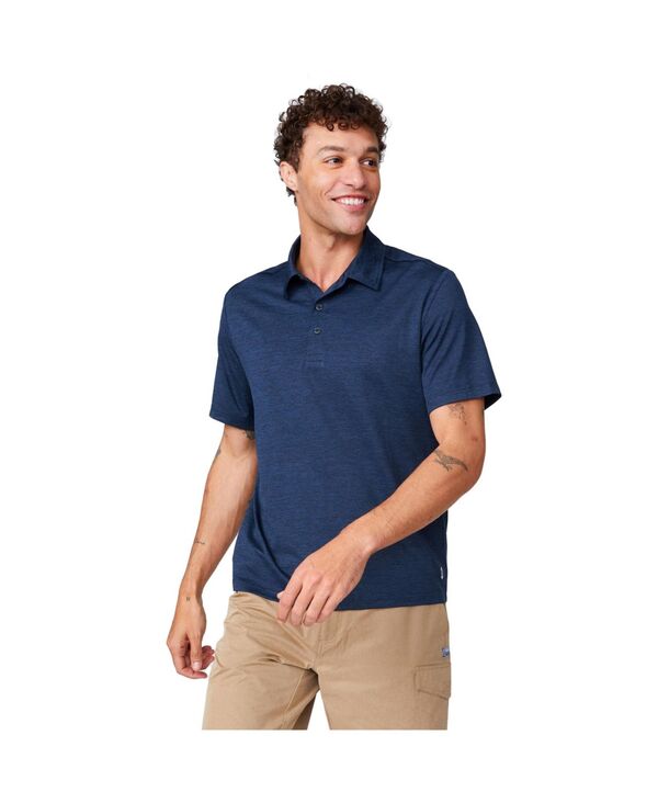 無償性 カントリー メンズ トップス スポーツシャツ Free Country Men\u0027sunFree UPF Polo Shirt Navy 米国海軍