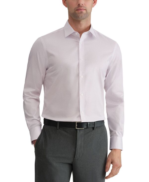 カルバンクライン メンズ トップス ティーシャツ レギュラー嵌まる 綿織物 Calvin Klein Men\u0027s Refined Cotton Stretch Shirt Regular Fit Pink さくら色 トップス-メンズファッション-カジュアルシャツ