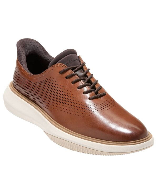 電話を掛けるハーン メンズ シューズ オックスフォード スピード競技 Cole Haan Men\u0027s Grand Phaze Laser Quick-On Lace-Up Oxford Shoes British Tan タン