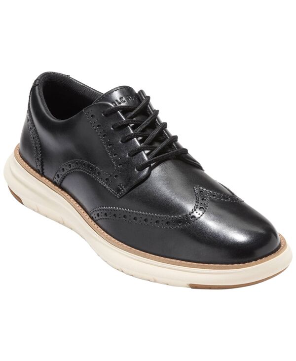 電話を掛けるハーン メンズ シューズ オックスフォード スピード競技 Cole Haan Men\u0027s Grand Remix Wing Lace-Up Oxford Shoes Black 黒いこと