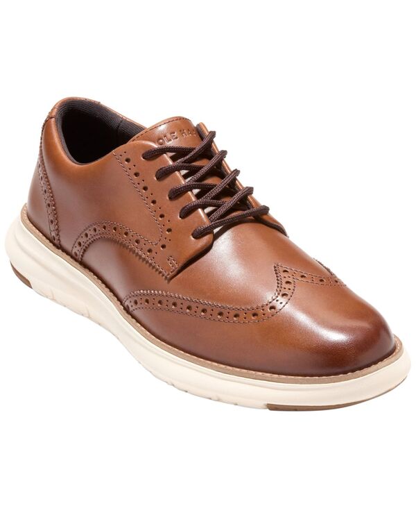 電話を掛けるハーン メンズ シューズ オックスフォード スピード競技 Cole Haan Men\u0027s Grand Remix Wing Lace-Up Oxford Shoes British Tan タン