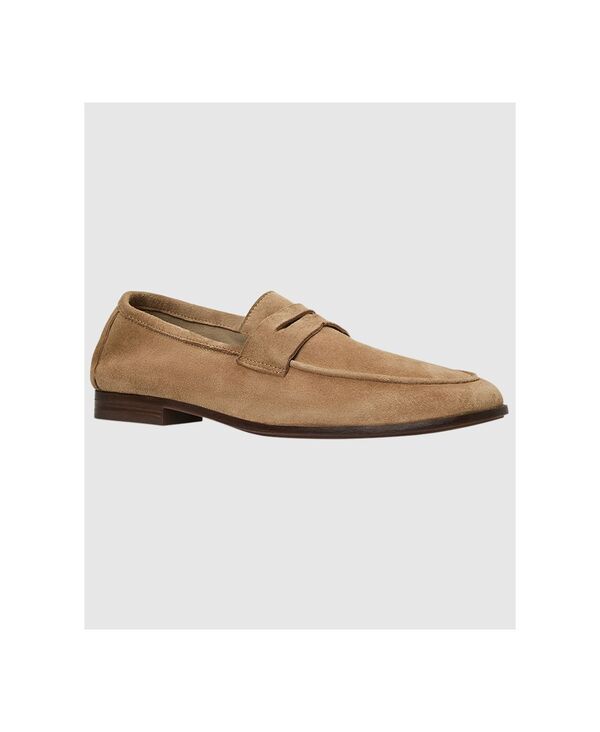 アクアタリア メンズ シューズ スリッポン・ローファー Aquatalia Men\u0027s Jon Penny Slip-On Loafers Tan タン